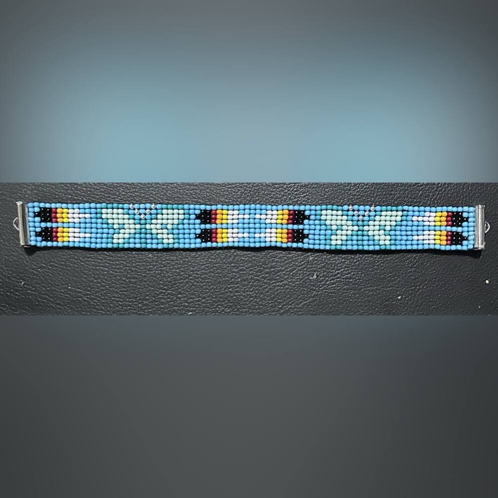 Native American inspired butterfly bracelet